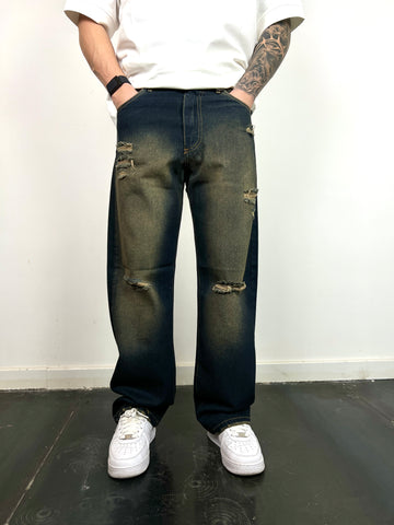 JEANS DESTROYED VINTAGE LOOSE FIT